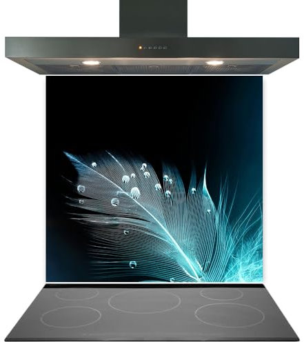 Printed Toughened Glass Splashback for Kitchen, Tempered Heat Resistant Glass Splashbacks for Cookers (Design 2041, 60 x 75cm)
