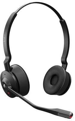 Engage 55 SE - Auriculares Convertibles MS mit Ohrbügel, Link 400a DECT Adapter USB-A, Engage 55 Deskstand, 1,2 m USB-C auf USB-A Kabel, Ohrgels, Kopfband, Nackenbügel, Tragetasche, Garantie