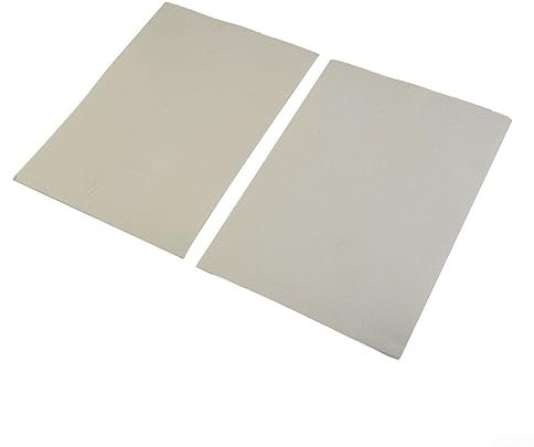 Ceramic Fiber Gaskets, Heat Resistant Flue Pipe Chimney Sealing Material 210mm×297mm,Flue Door Gasket, For Stove Pipe (2PCS)