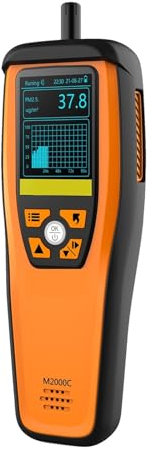 M2000C 2º Monitor de calidad del aire profesional CO2 PM2.5 PM10 probador de temperatura y humedad interior y exterior Tiempos de adquisición de datos ultrarrápidos