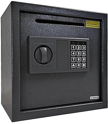 Electronic Digital Home Security Steel Safe Front Loading Cash Deposit
