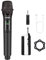 talomen 2.4GHz Professional Wireless Microphone,Cordless Handheld Dynamic Microphones,Mic System for Singing with Rechargeable Receiver,160ft,for Singing Karaoke,wedding,DJ,party,speech,K60-1 black