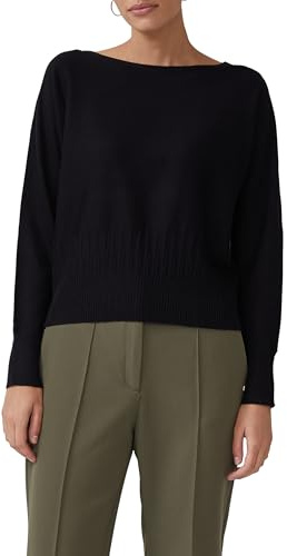 s.Oliver Strickpullover mit Strukturmuster am Saum