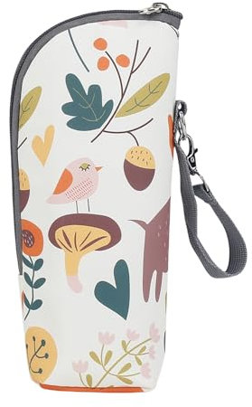 Nixiara Flaschenwärme-Tasche Für Babynahrung,Isolierte Brustmilch-Tasche Mit Kühl- & Wärmefunktion - Tragbarer Flaschenhalter Mit Schultergurt, Aufbewahrungsfach Für Muttermilch & Wasser, Praktisch