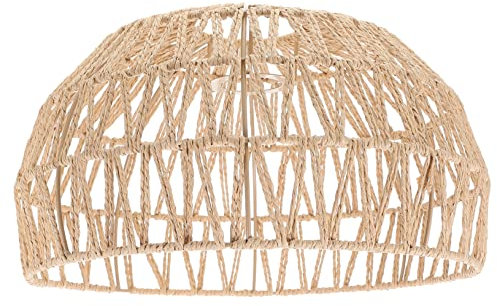 Veemoon Gewebter Lampenschirm Retro Für Tischlampe Vintage Hitzebeständig Farbecht Kleiner Schreibtischlampenschirm Kronleuchter Lichtabdeckung Lampenzubehör