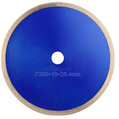 1pc 150-300mm Ultra Thin Diamond Saw Blade Diamond Sintered Cutting Disc For Cutting Stone Glass Amber Crystal Gemstone, 200mm
