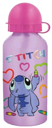 Maricart | Borraccia Termica Bottle per Bambini 500ml in Acciaio Inox – Bottiglia da Scuola Elementare con Mantenimento Temperatura fino a 24h – Stitch