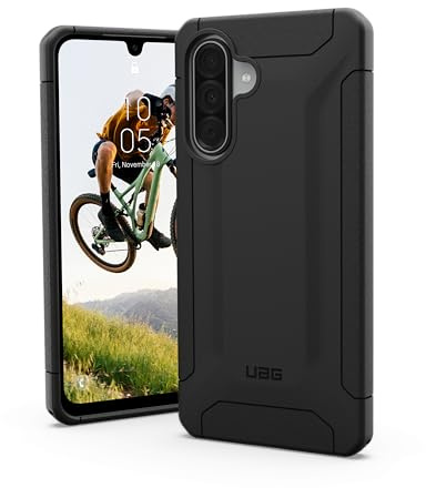 URBAN ARMOR GEAR UAG Designed for Samsung Galaxy A17 5G / Galaxy A17 4G LTE SM-A176B SM-A175F Case Scout - Rugged Military Grade Protective Cover, Black