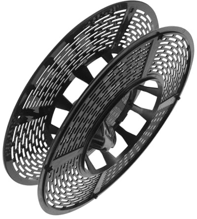 TOBBOMEY Christmas Lights Storage Reel Cable Wheel Organizer Winding Spool Cord Holder for Extension Cords and String Lights Easy Wind Mechanism Holiday Decor Storage Tool for Indoor