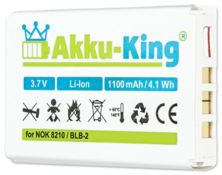 Akku-King Akku kompatibel mit Olympic BLB-2 - Li-Ion 1100mAh - für DV 330, 3575, Tokio DV 330, Protax QLR05