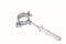 40mm-45mm / 1 1⁄4 Metal Pipe Clip with Screw / Pipe Bracket / Tube Clamp