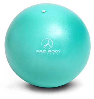 ProBody Pilates Ball, Kleiner Gymnastikball, 9-Zoll-Barre-Ball, weicher Mini-Yoga-Ball, Trainingsball für Stabilität, Barre, Bauch, Rumpf, Physio- und Physiotherapieball für das Fitnessstudio (Aqua)