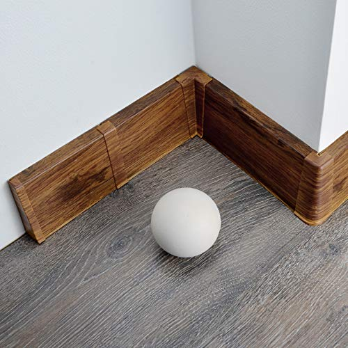 [DQ-PP] Innenecke 75mm PVC Eiche Kantabrien Laminatleisten Fussleisten aus Kunststoff PVC Laminat Dekore Fußleisten