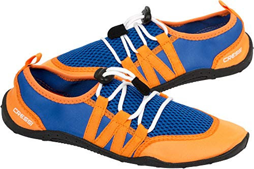 Cressi Elba Shoes - Erwachsene Wasserschuhe Unisex, Royal Blau Orange, 35 EU