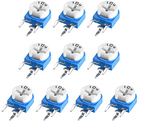 sourcing map 10stk. Trimmer Potentiometer Oben Verstellbar Horizontal Variabel Widerstand 100K Ohm