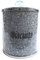 CMK Silver Diamond Crushed Biscuit Canister Jar Tin Kitchen Storage Silver Trimmings Crystal Filled