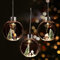 Weihnachtskugeln (3er Pack) - (9,6x10,8 cm) LED Christbaumkugeln Weihnachtsdeko Kugeln Plastik Transparent Beleuchtet mit Nikolaus, Rentier, Schneemann als Dekokugel, Weihnachtsbaumkugel, Baumschmuck