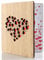 Handstehendeigte Beschreibbare Bambuskarte, Premium-Grußkarten aus Bambus und Holz, Handgefertigte Grußkarten, Beste Kreative Geschenkkarten für Valentinstag, Jubiläum, Geburtstag und Hochzeit(Lippen)