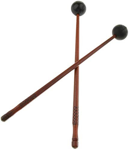 235mm Yoga Meditation Tank Drum Steel Pan Drum Sticks Rods Beaters PercussionParts 1 Pair