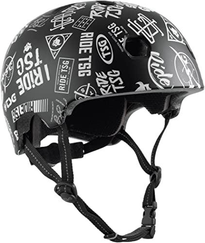 TSG Meta Graphic Design Kinderhelm, Schwarz/Weiß