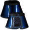 HORZE Hufglocken mit Glitzer, Blau, XL
