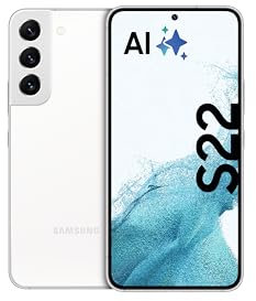 Samsung Galaxy S22, Android Smartphone, 6,1 Zoll Dynamic AMOLED Display, 3.700 mAh Akku, 256 GB/8 GB RAM, Handy in Phantom White, inkl. 36 Monate Herstellergarantie