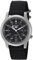 KJL Herren-Automatikuhr SNK809K2 mit schwarzem Zifferblatt, Analoganzeige und schwarzem Stoffarmband