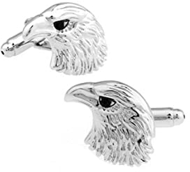 Homxi Herren Manschettenknöpfe Herren,Manschettenknöpfe Adler Hemd Manschettenknöpfe Herren Silber Manschettenknopf Kupfer
