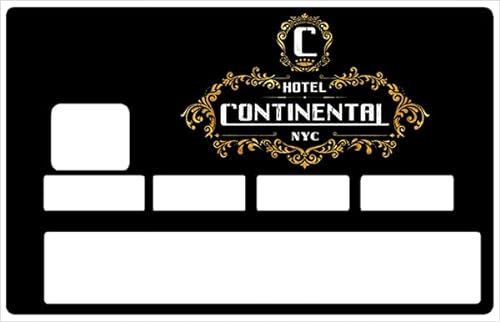 Hotel Continental New York - Bankkartenaufkleber - unterscheiden und dekorieren Sie Ihre Bankkarte nach Ihren Wünschen