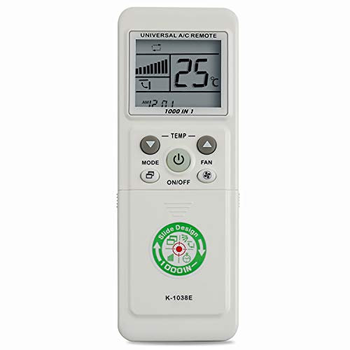 K-1038E Mandos a Distancia Del Aire Acondicionado Universal 1000 en 1 Tiene Un Diseño Simple de Tapa Deslizante