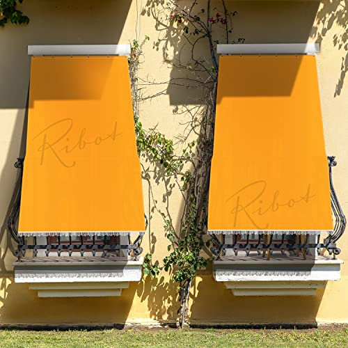 Toldos Exterior terraza con Ganchos y Anillos 145x290 cm balcón terraza jardín Patio Caravana Toldos Vertical Impermeables Toldo Lateral Toldos Balcon Tela de Exterior Protección contra Rayos UV