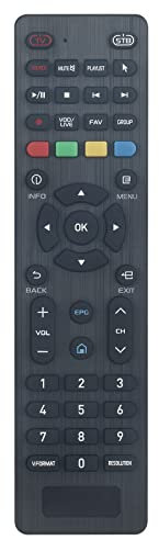 ALLIMITY Remplacer la Télécommande adaptée à Dreamlink Formuler Z10 Pro Max, Z10 Pro, Z8 Pro, Z8, Z+, Z + Neo, Z Nano, Z Alpha, Z7+, Z7+ 5G, ZX, ZX 5G, CC, T1, T2, T1+, Dlite, Dlite+ TV Box
