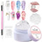 NAILGIL Solid Builder Gel For Nails,3D Gel Nail Art Sculpture Non-Sticky Hand Clear Extension Gel Sock Off UV LED with 3D Silicone Mold Salon DIY at Home-15g/0.53oz