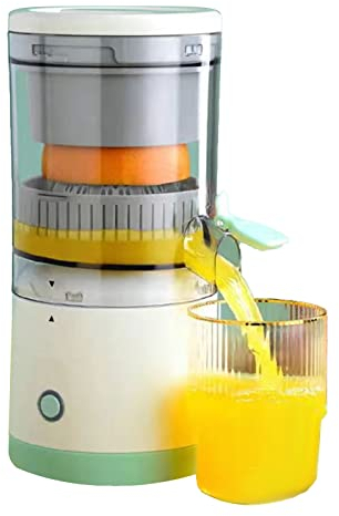 Juicer Machine Juice Machine 360° Portable Juice Machine Electric Automatic Orange Juice Extractor Maker for Home Kitchen Travel Hotel Compact Small Space