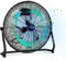 COSTWAY 20 160W High Velocity Floor Fan, 3 Speed Air Circulator Fan with Adjustable Tilting Head & Metal Blades, Portable Industrial Standing Cooling Fan for Gym Home Garage