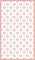 DobleUve Estudio Tapis Vinyle 34 | Rose | 65x110 cm | Tapis Cuisine | Tapis de Salon Antidérapant Antifongique Ignifuge | Tapis Enfants | Tapis Bain PVC | Tapis PVC