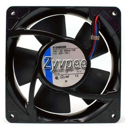Zyvpee® Ventilador de servidor 4184NXHH 24v 508mA 12W 120x120x38mm