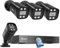 【Color Night Vision】Hiseeu 5MP Wired Outdoor Security CCTV Camera System, 8 Channel DVR with 1TB Hard Drive 4x 5MP Security Cameras, Plug and Play, Human Detection&Remote Access,Email & APP Alert
