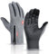 Thermo Alpin, Freezer Thermo-Handschuhe für Herren, warm, Touchscreen, wasserdicht, für den Winter (A0001-GY, L)