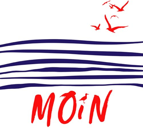 20 Servietten Maritim Möwen an Moin als Tischdeko. Papierservietten mit Motiv. Auch für Decoupage und Serviettentechnik 33x33cm