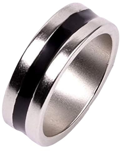 FYOBOT 1 Stück Magischer Schwebender Ring Zaubertricks Unsichtbarer Schwebender Effekt Schwebender Ring in Silber- Eisenmagie Magier Nah auf der Straße
