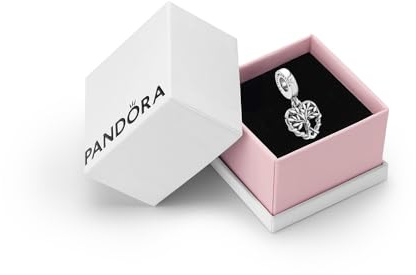 PANDORA Heart Family Tree Dangle Charm - Sterling Silver Bracelet Charm Compatible Moments - Gift for Her - With Gift Box