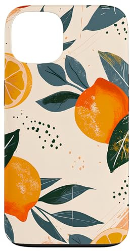 lemon oranges abstract Design Case for iPhone 13