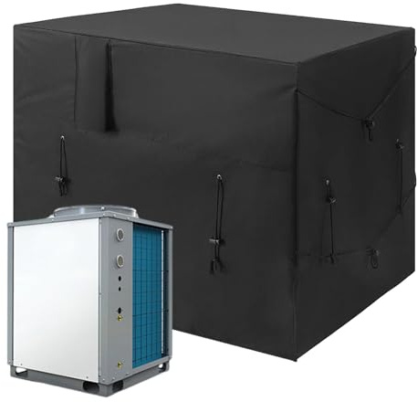 Copertura per pompa di calore, copertura per riscaldatore da piscina, copertura per piscina per unità esterne, copertura protettiva per mobili da esterno, con pompa di calore per piscina, a