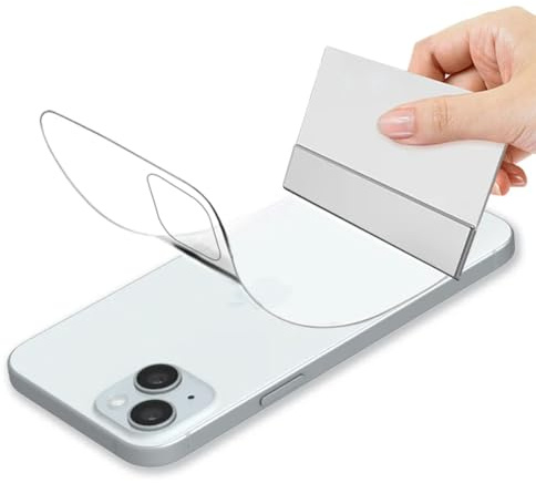 SRSRROP 3 Stück Rückseite Schutzfolie für iPhone 13 (6.1) | Zurück Hydrogel Folie,Flexible TPU-Displayschutzfolien Film [nicht glas]