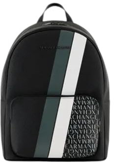 Armani Exchange Rucksack MM000161 Herren Backpack schwarz, Schwarz , L