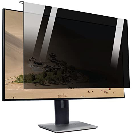 HSSMEUR 18-32 Inch Computer Privacy Screen Filter,Desktop Widescreen Monitor Protector,Anti-Spy for Data Confidentiality (23/24in 540x340mm)