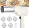 40W Acciaio Inox Ricaricabile Macchina per la Pasta Fresca,Macchina per Pasta Fresca Elettrica con 5 Dischi di Pasta,Macchina per Fare la Pasta in Casa,Macchina per Pasta Elettrica Portatile