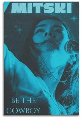 AKRHARWB Mitski-Poster, Wandkunst, Vintage, elegantes Poster, dekoratives Gemälde für Wohnzimmer, Schlafzimmer, ästhetisches Poster, 30 x 45 cm, ungerahmter Stil