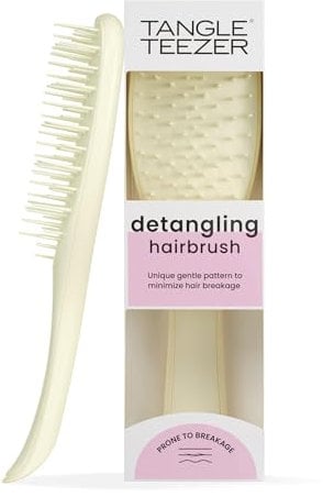 Tangle Teezer Extra Gentle Ultimate Detangler Hairbrush, Less Tension to Minimise Breakage, Effective and Extra Gentle Detangling, Safe for Use on Wet and Dry Hair, for All Hair Types, Chamomile